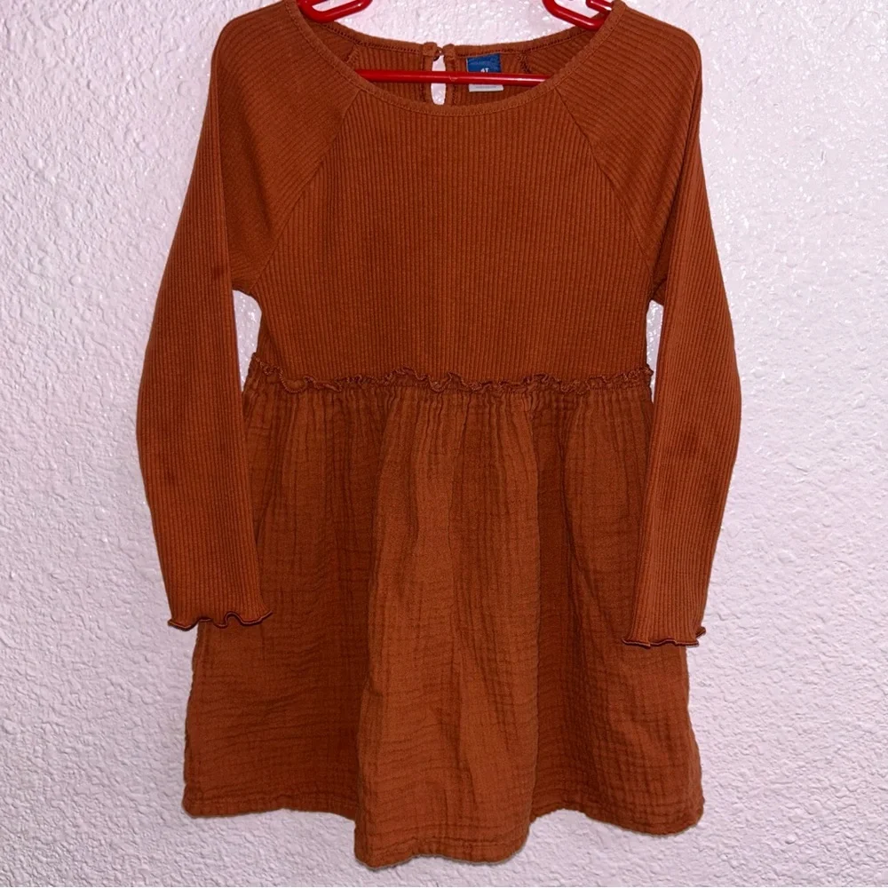 Old Navy Brown Long Sleeve Dress
